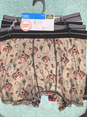 Boy's Wonder Nation Boxer Briefs (Rodeo)
